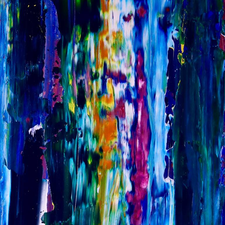 Original Abstract Nature Painting by Nestor Toro