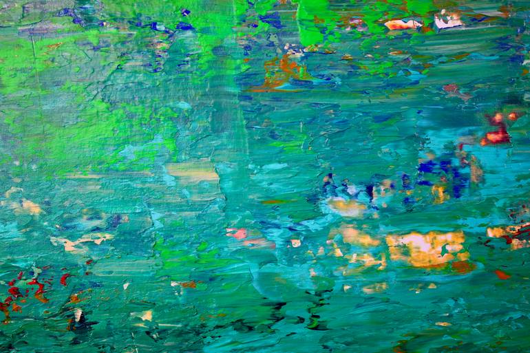 Original Abstract Nature Painting by Nestor Toro