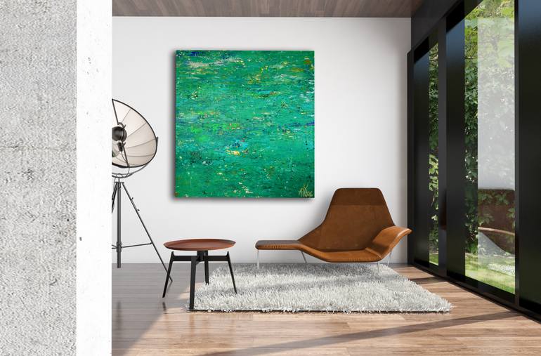 Original Abstract Nature Painting by Nestor Toro