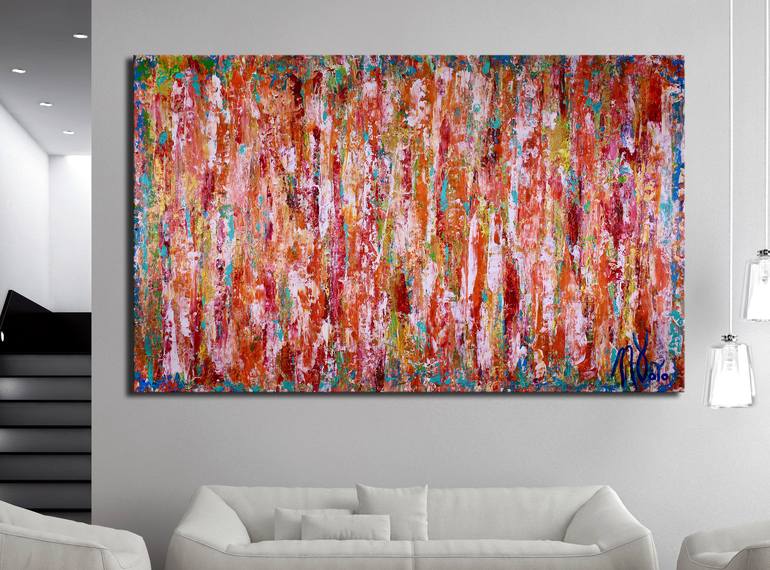 Original Abstract Expressionism Abstract Painting by Nestor Toro