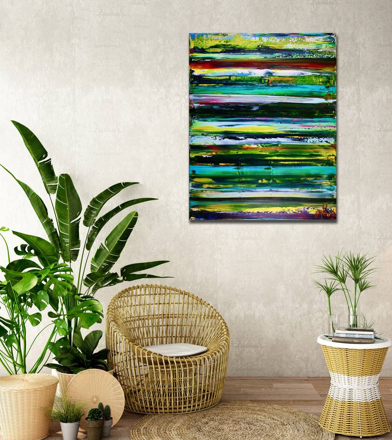 Original Abstract Painting by Nestor Toro