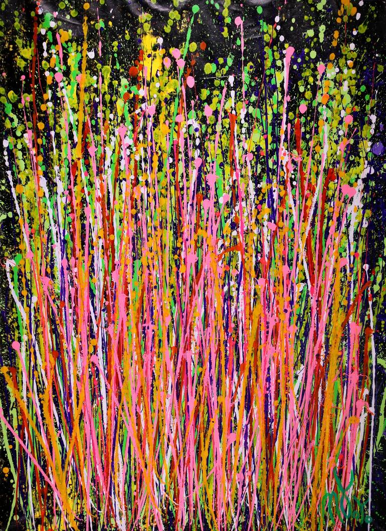 Print of Abstract Expressionism Abstract Paintings by Nestor Toro