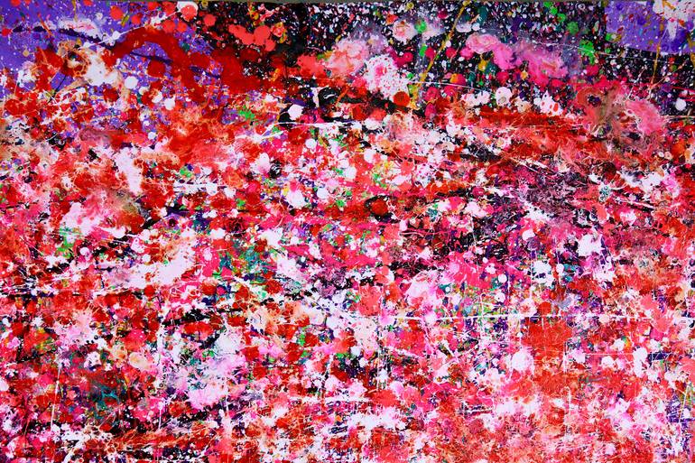 Original Abstract Expressionism Abstract Painting by Nestor Toro