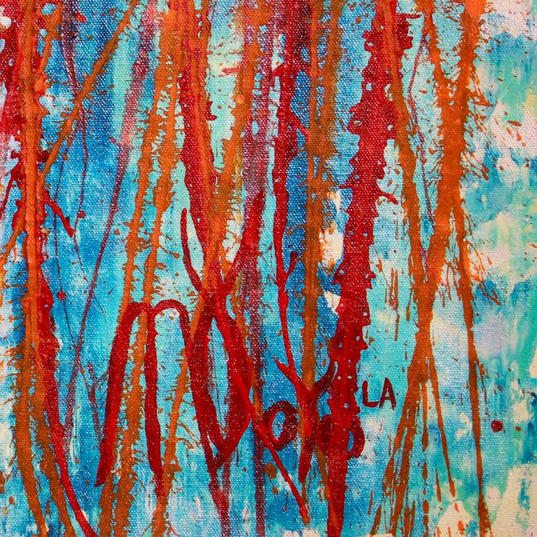 Original Abstract Expressionism Abstract Painting by Nestor Toro