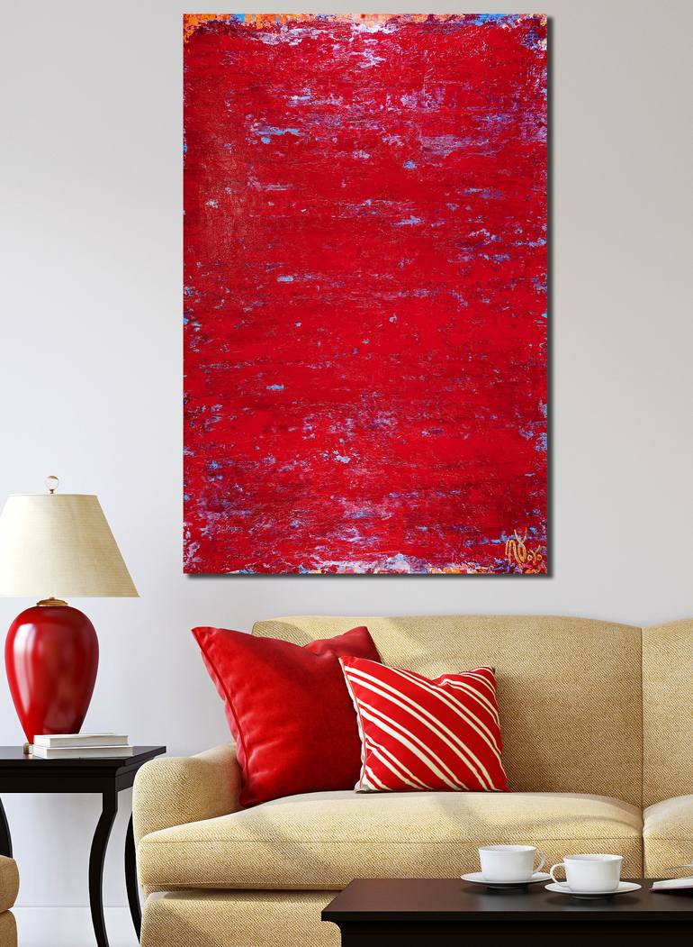 Original Fine Art Abstract Painting by Nestor Toro