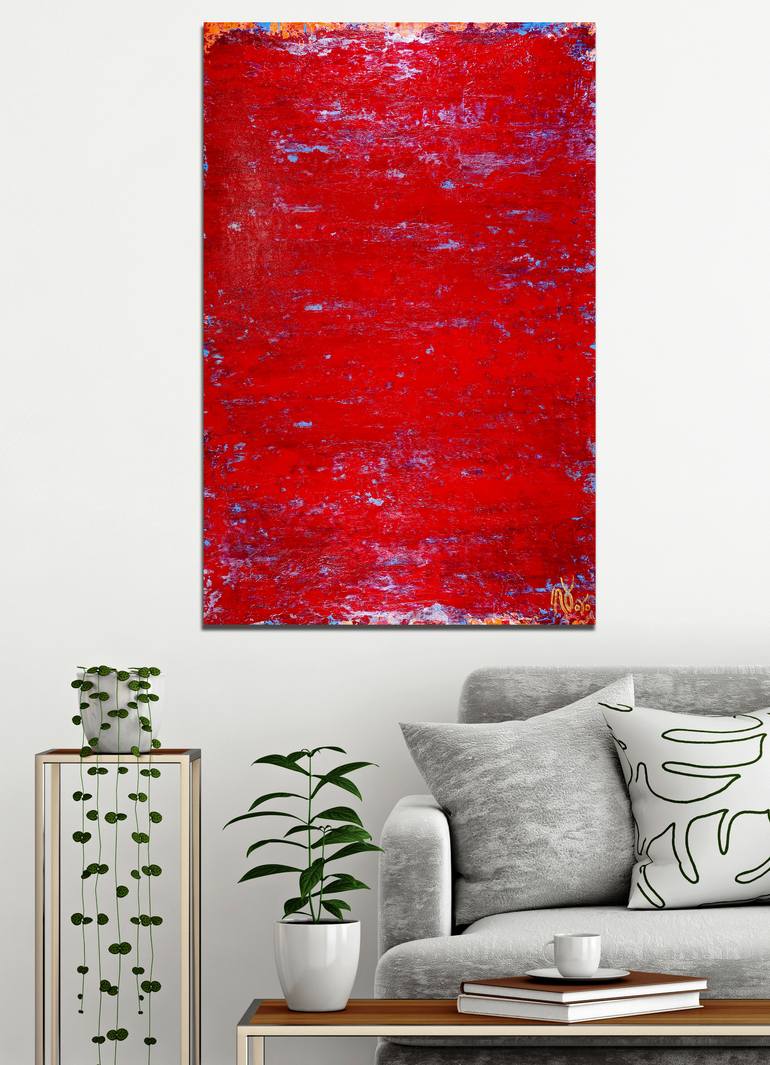 Original Fine Art Abstract Painting by Nestor Toro