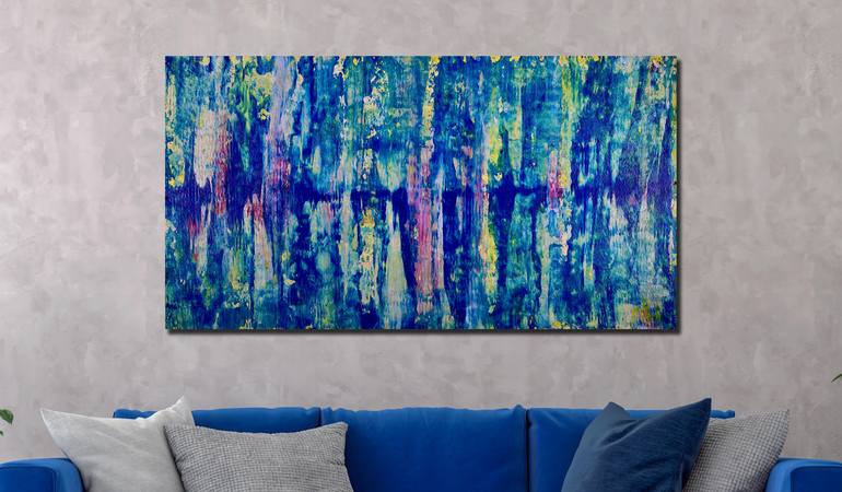 Original Fine Art Abstract Painting by Nestor Toro