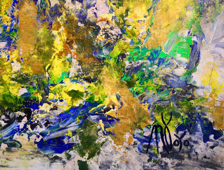 Original Modernism Abstract Painting by Nestor Toro