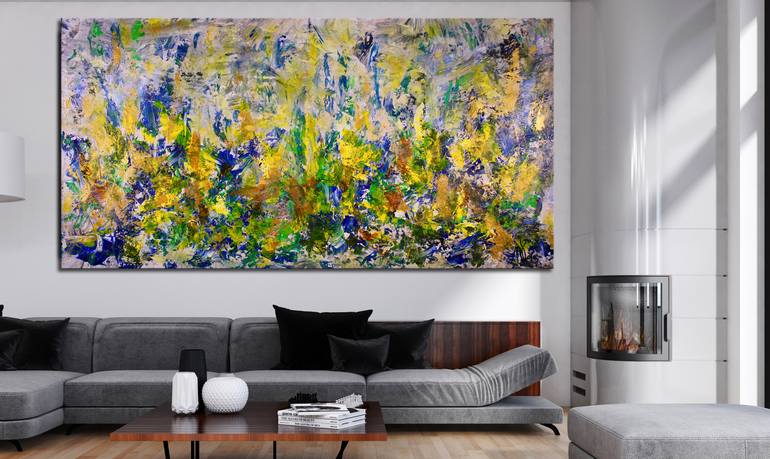 Original Modernism Abstract Painting by Nestor Toro