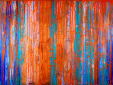 Original Fine Art Abstract Paintings by Nestor Toro