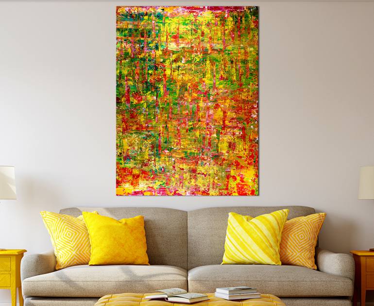 Original Fine Art Abstract Painting by Nestor Toro