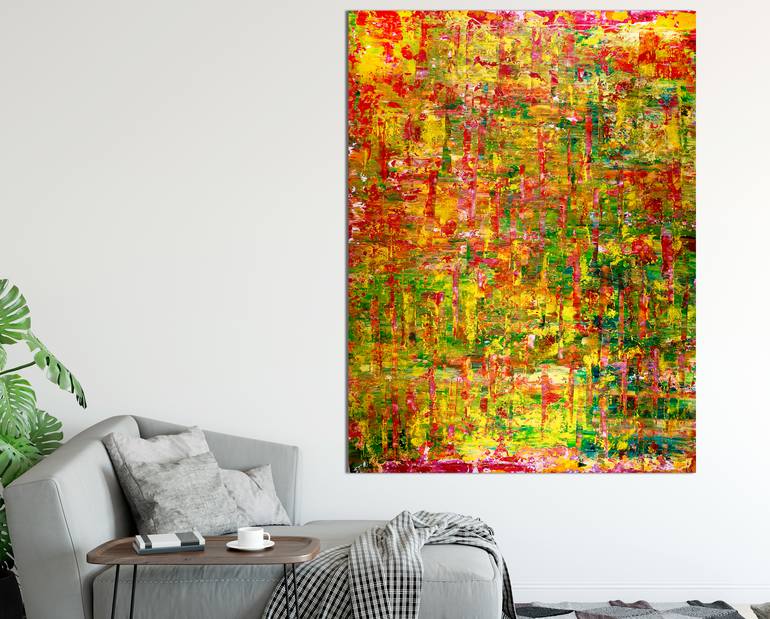 Original Fine Art Abstract Painting by Nestor Toro