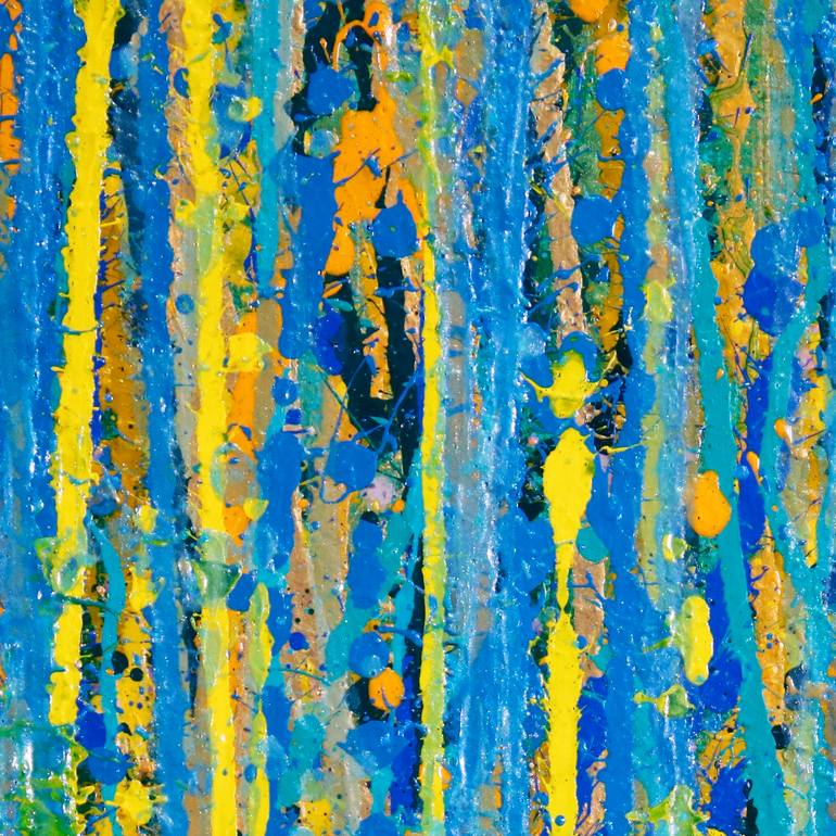 Original Abstract Expressionism Abstract Painting by Nestor Toro