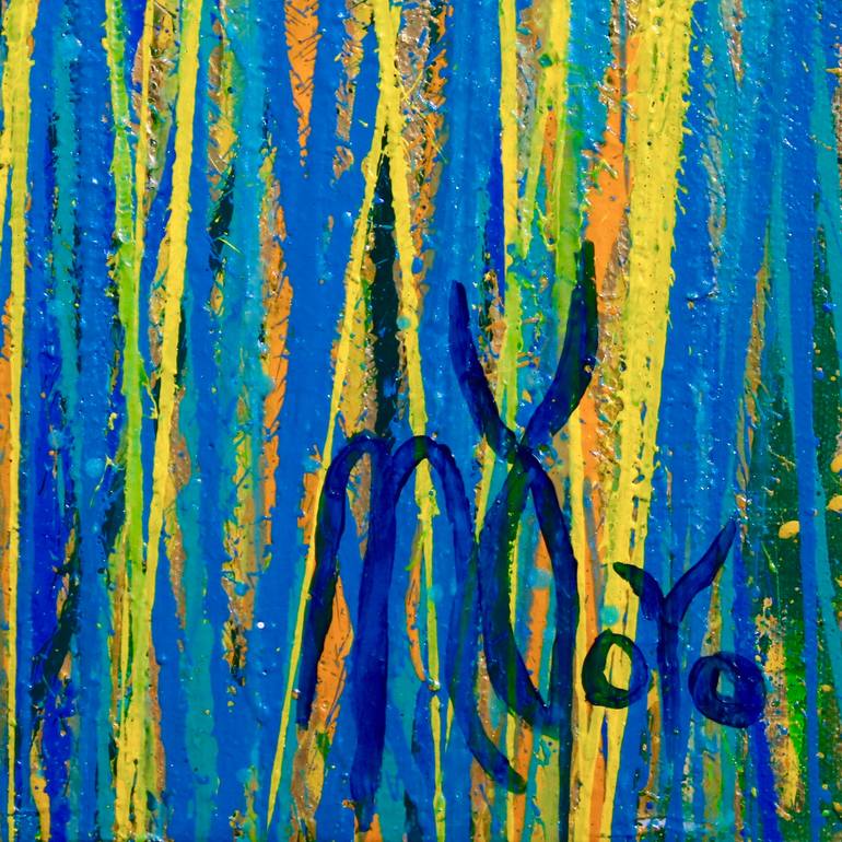 Original Abstract Expressionism Abstract Painting by Nestor Toro