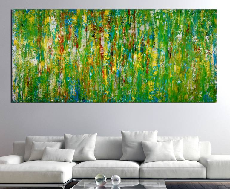 Original Abstract Nature Painting by Nestor Toro