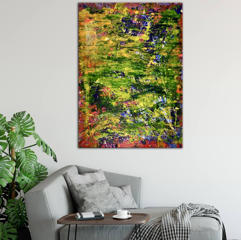 Original Abstract Nature Painting by Nestor Toro