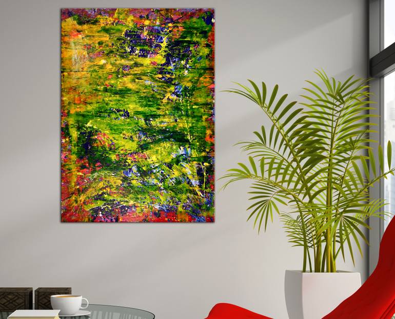 Original Abstract Nature Painting by Nestor Toro