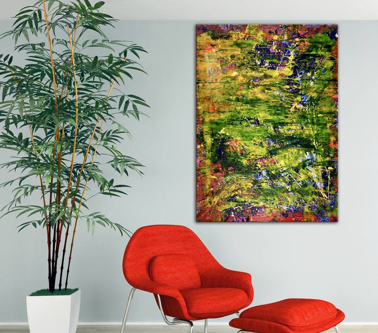 Original Abstract Nature Painting by Nestor Toro