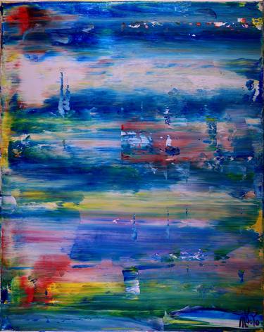 Original Abstract Seascape Paintings by Nestor Toro