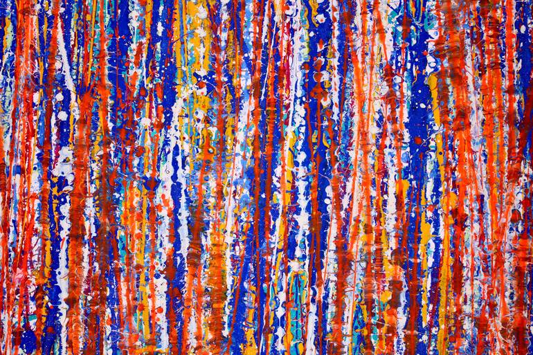 Original Abstract Expressionism Abstract Painting by Nestor Toro