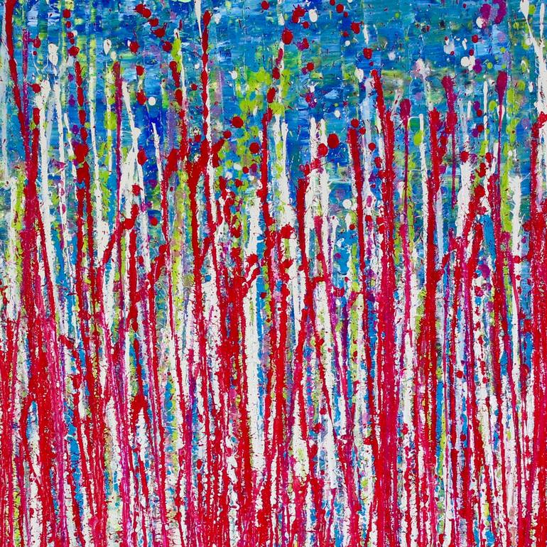 Original Abstract Expressionism Abstract Painting by Nestor Toro