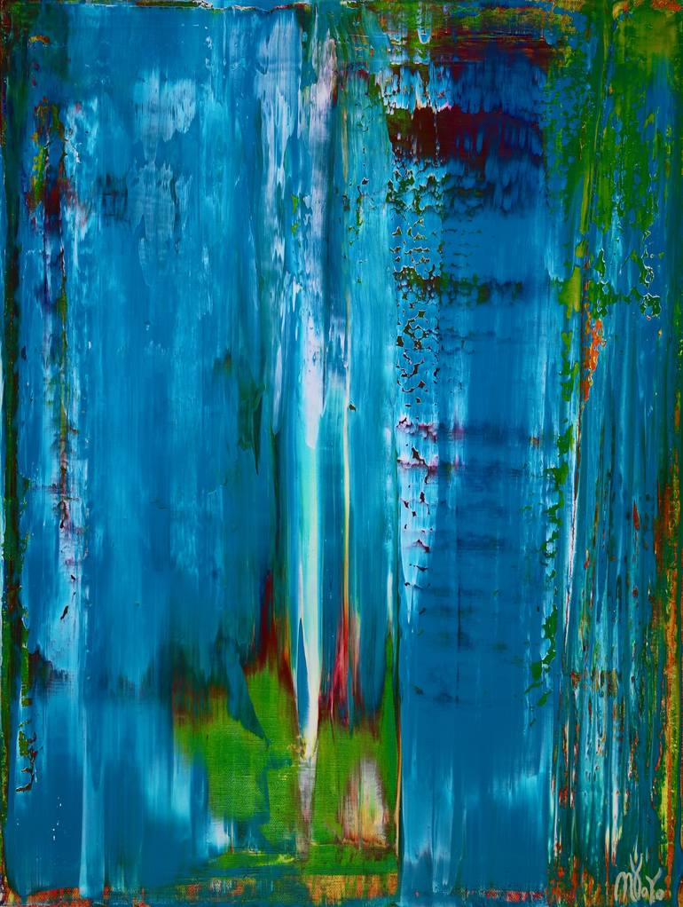 Print of Modern Abstract Paintings by Nestor Toro