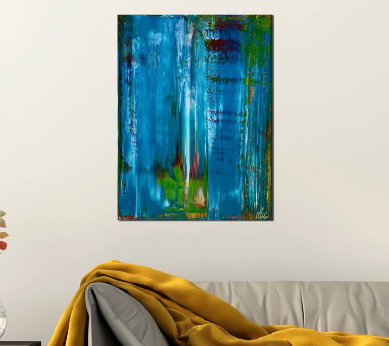 Original Modern Abstract Painting by Nestor Toro