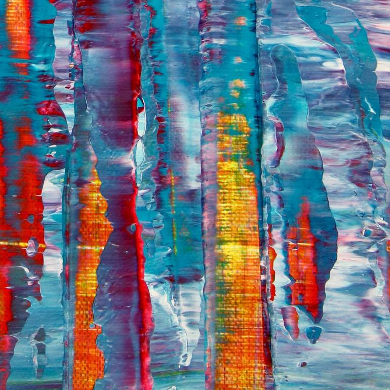 Original Abstract Expressionism Abstract Painting by Nestor Toro