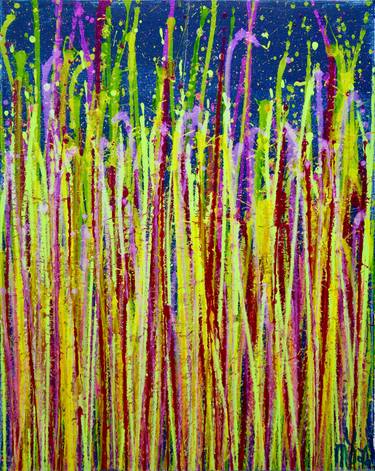 Original Fine Art Abstract Paintings by Nestor Toro