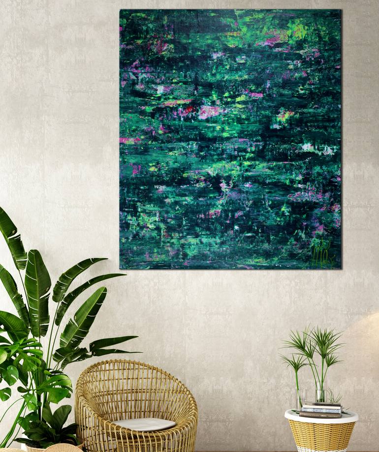 Original Abstract Nature Painting by Nestor Toro