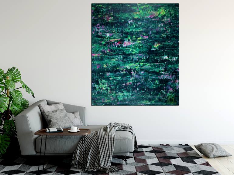 Original Abstract Nature Painting by Nestor Toro