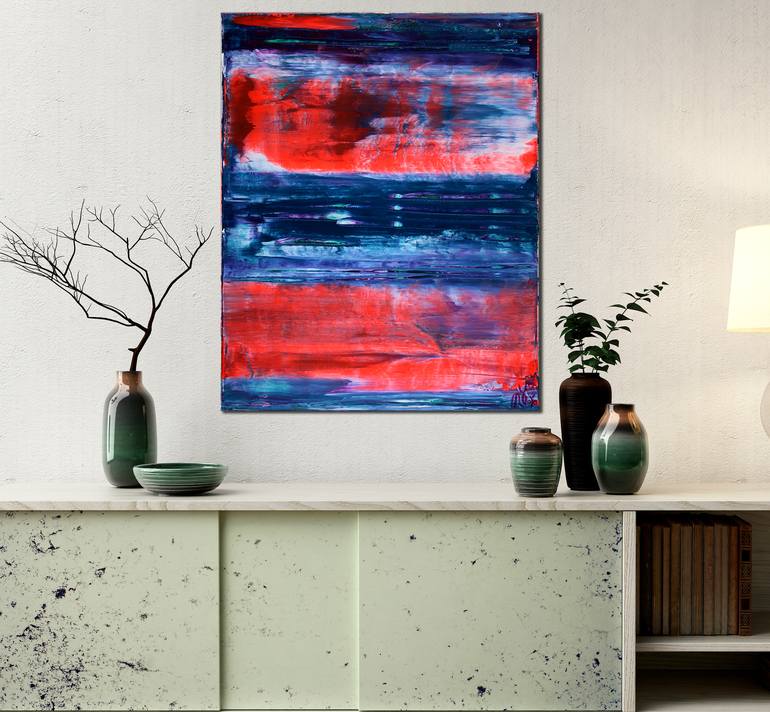 Original Abstract Expressionism Abstract Painting by Nestor Toro