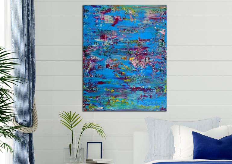 Original Abstract Nature Painting by Nestor Toro