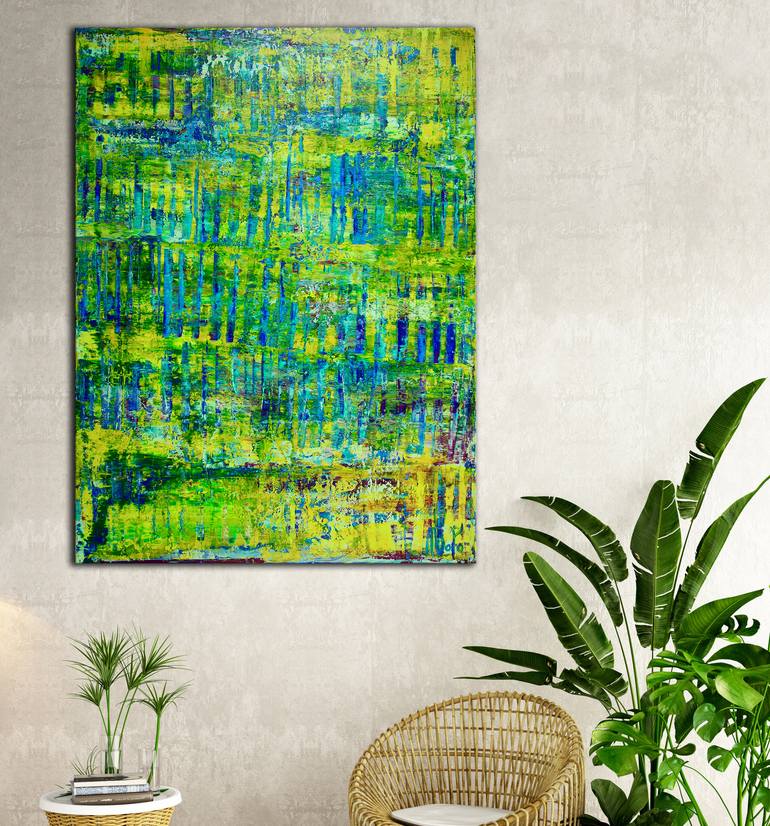 Original Abstract Nature Painting by Nestor Toro