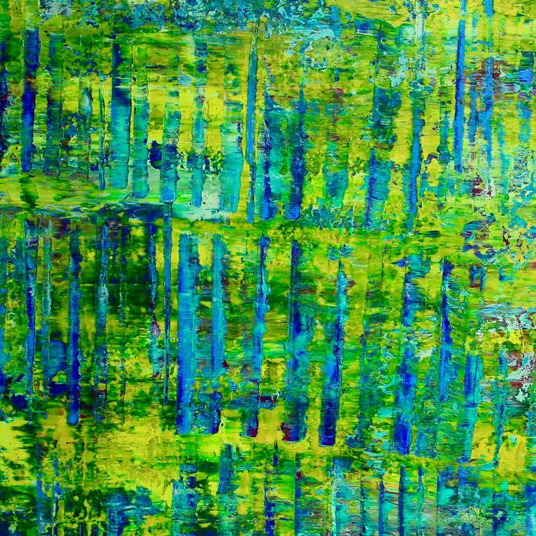 Original Abstract Nature Painting by Nestor Toro