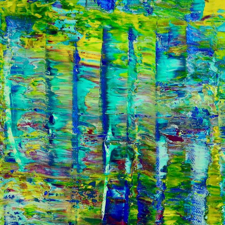 Original Abstract Nature Painting by Nestor Toro