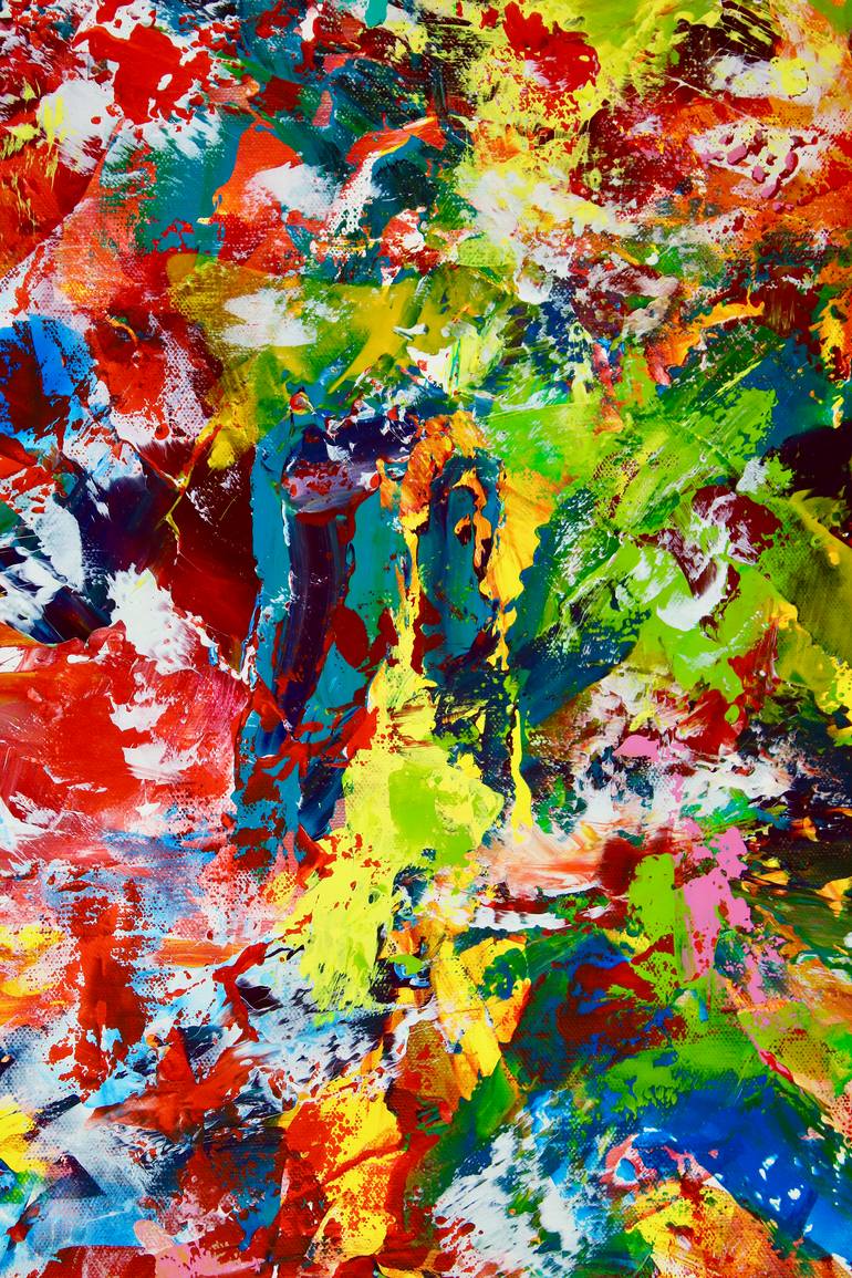 Original Expressionism Abstract Painting by Nestor Toro