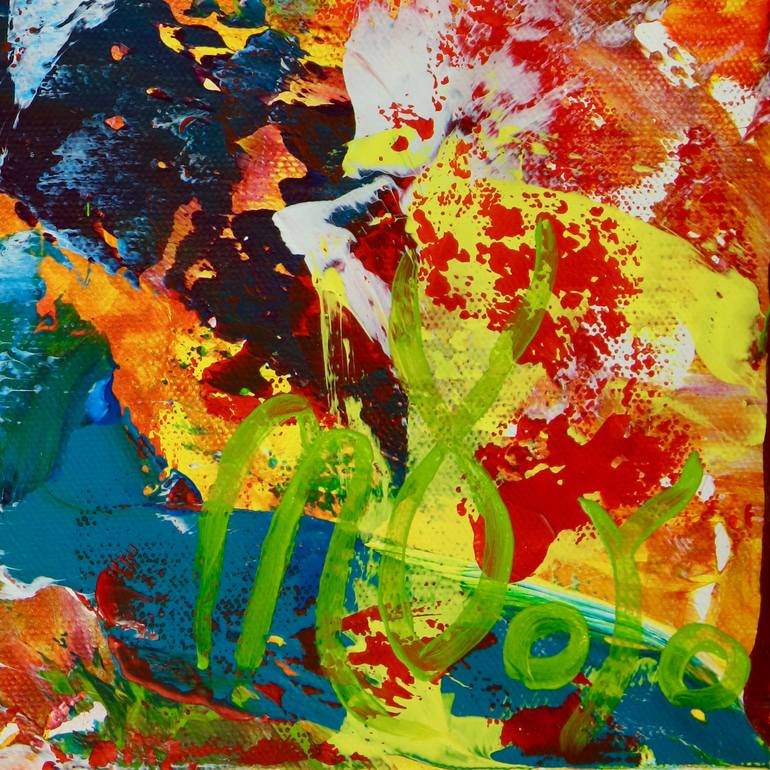 Original Expressionism Abstract Painting by Nestor Toro
