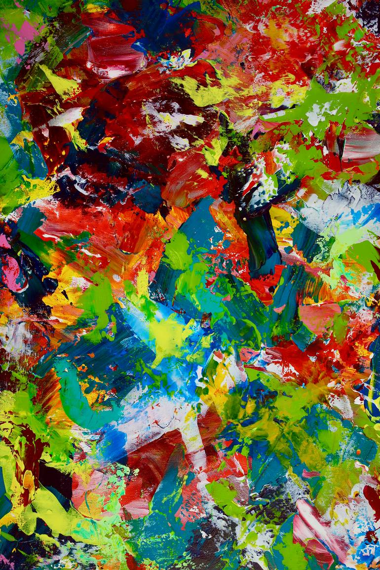 Original Expressionism Abstract Painting by Nestor Toro