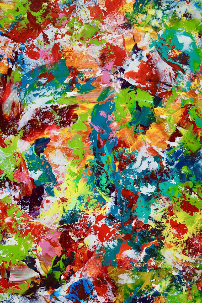 Original Expressionism Abstract Painting by Nestor Toro