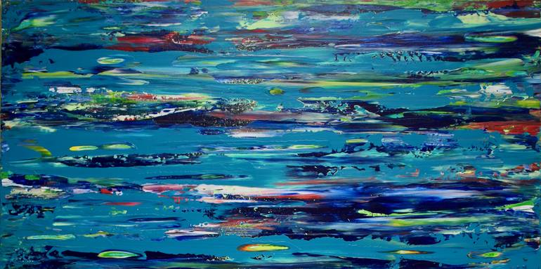 Original Abstract Nature Painting by Nestor Toro