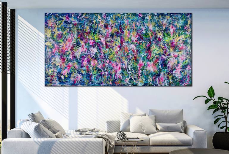 Original Abstract Expressionism Abstract Painting by Nestor Toro