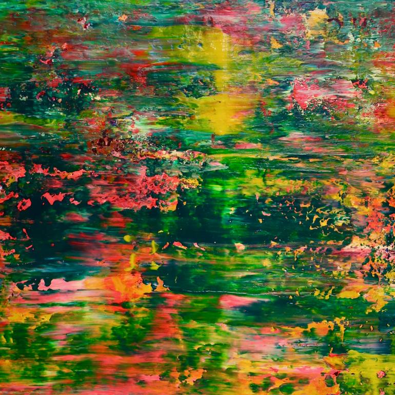 Original Abstract Expressionism Abstract Painting by Nestor Toro