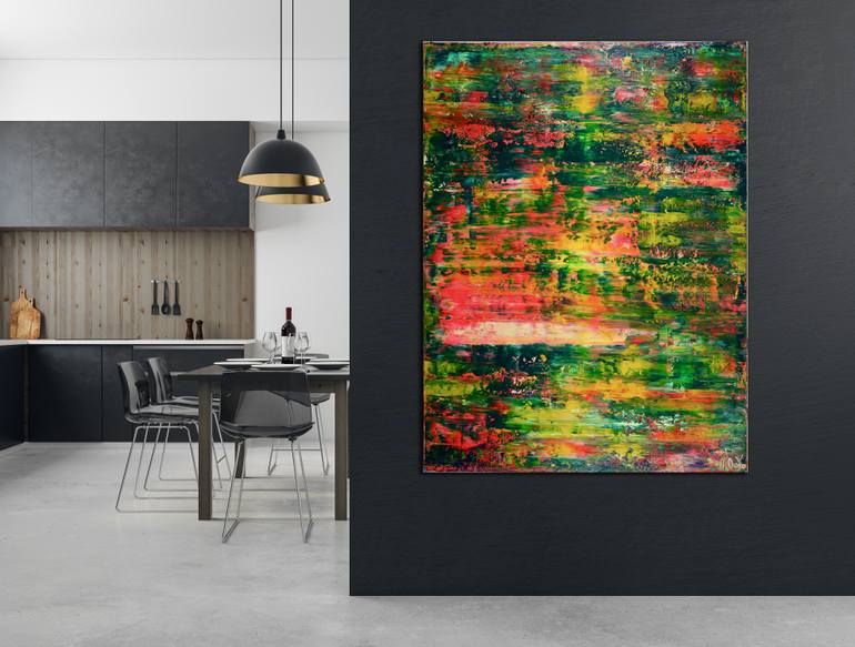 Original Abstract Expressionism Abstract Painting by Nestor Toro