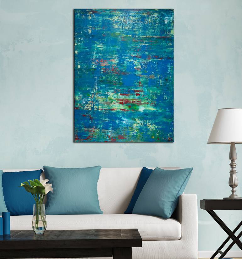 Original Abstract Nature Painting by Nestor Toro