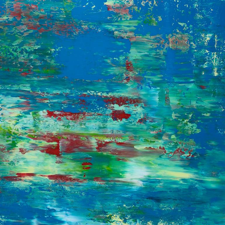 Original Abstract Nature Painting by Nestor Toro