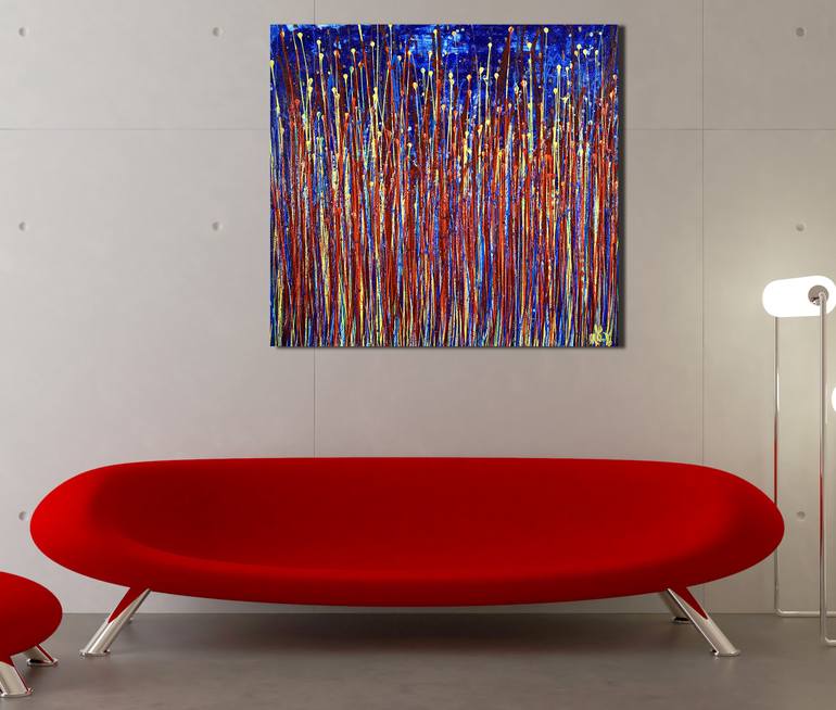 Original Abstract Painting by Nestor Toro