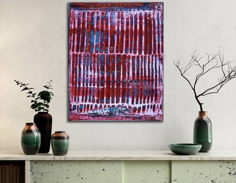 Original Abstract Expressionism Abstract Painting by Nestor Toro