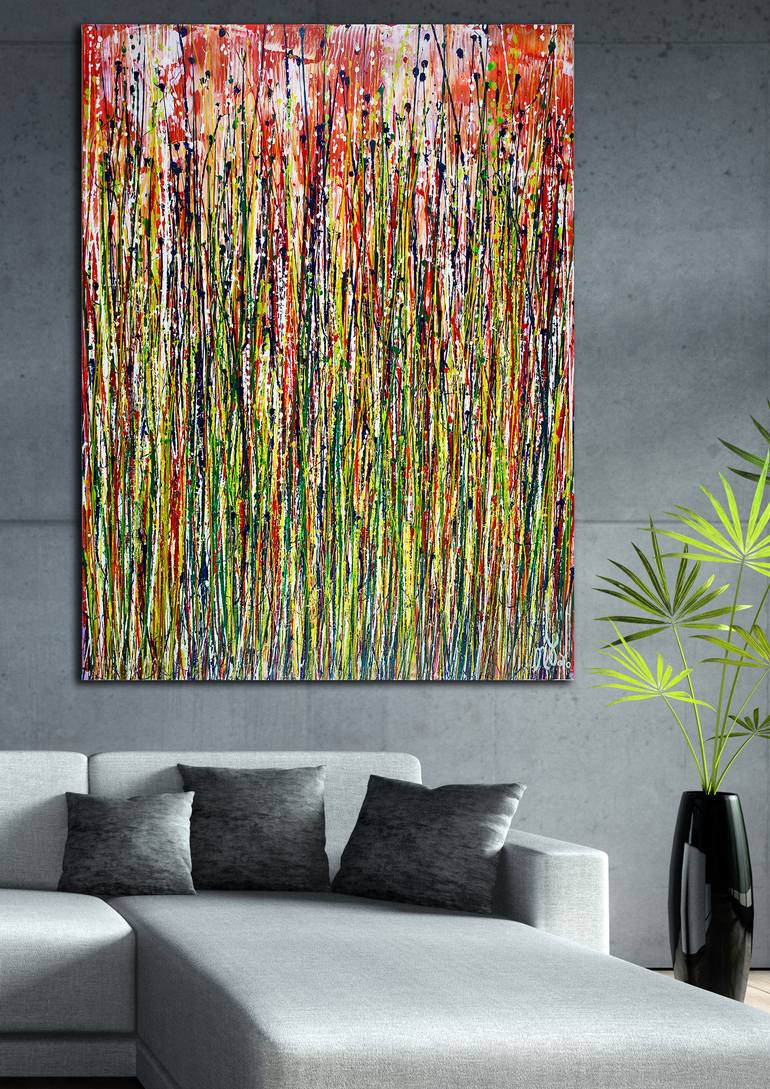 Original Abstract Painting by Nestor Toro