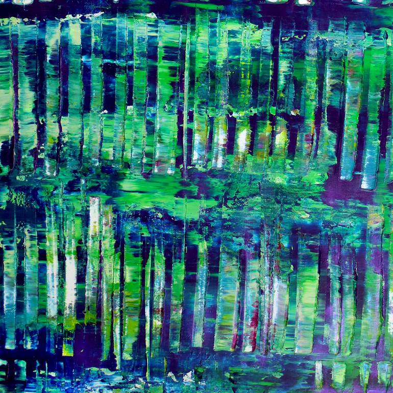 Original Abstract Nature Painting by Nestor Toro